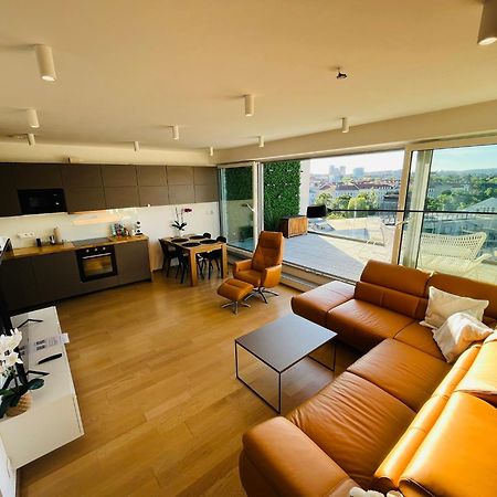 Brno City Center Apartment With Parking And A Big Terrace ภายนอก รูปภาพ